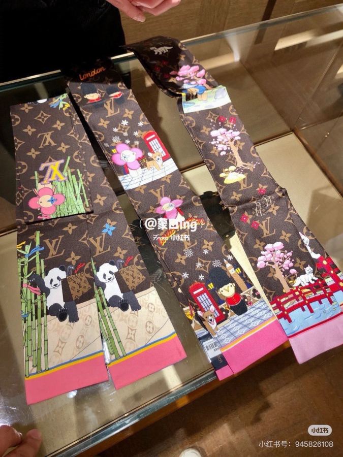1:1 Replica LV scarf Lv 100％ twilly — 1:1 Replica — photo 2