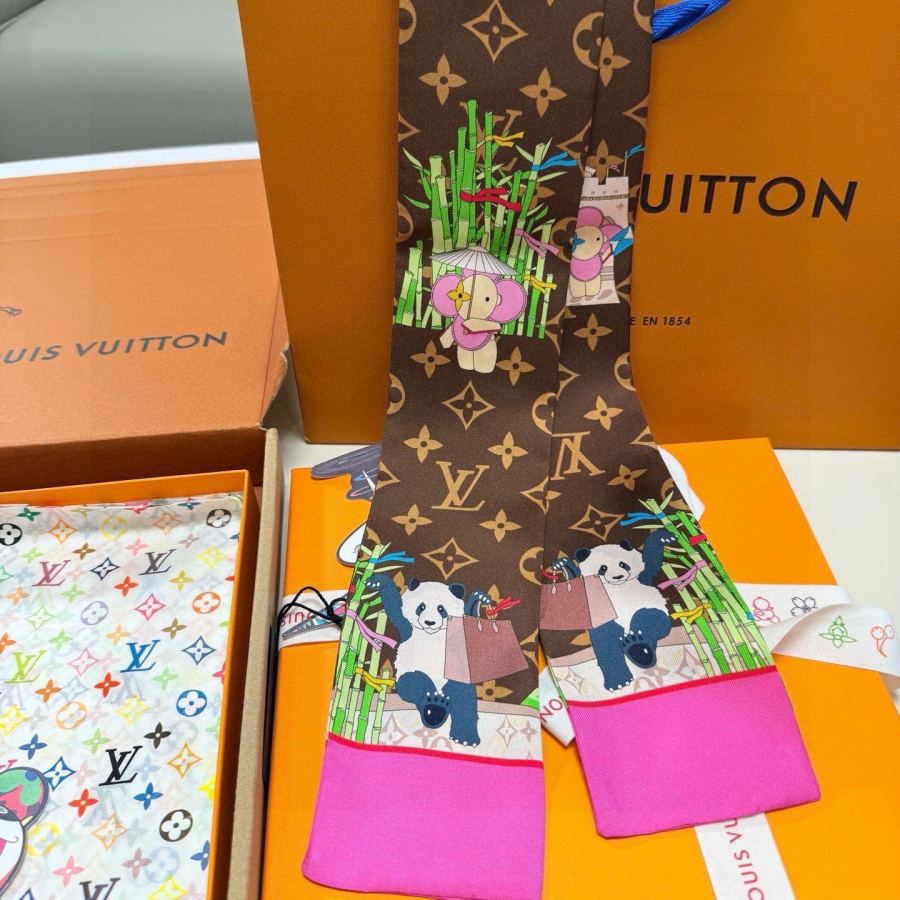 1:1 Replica LV scarf Lv 100％ twilly — 1:1 Replica — photo 4