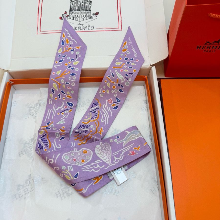 1:1 Replica Hermes Scarf Hermes “ ”Twilly — AAA Quality Replica — photo 4