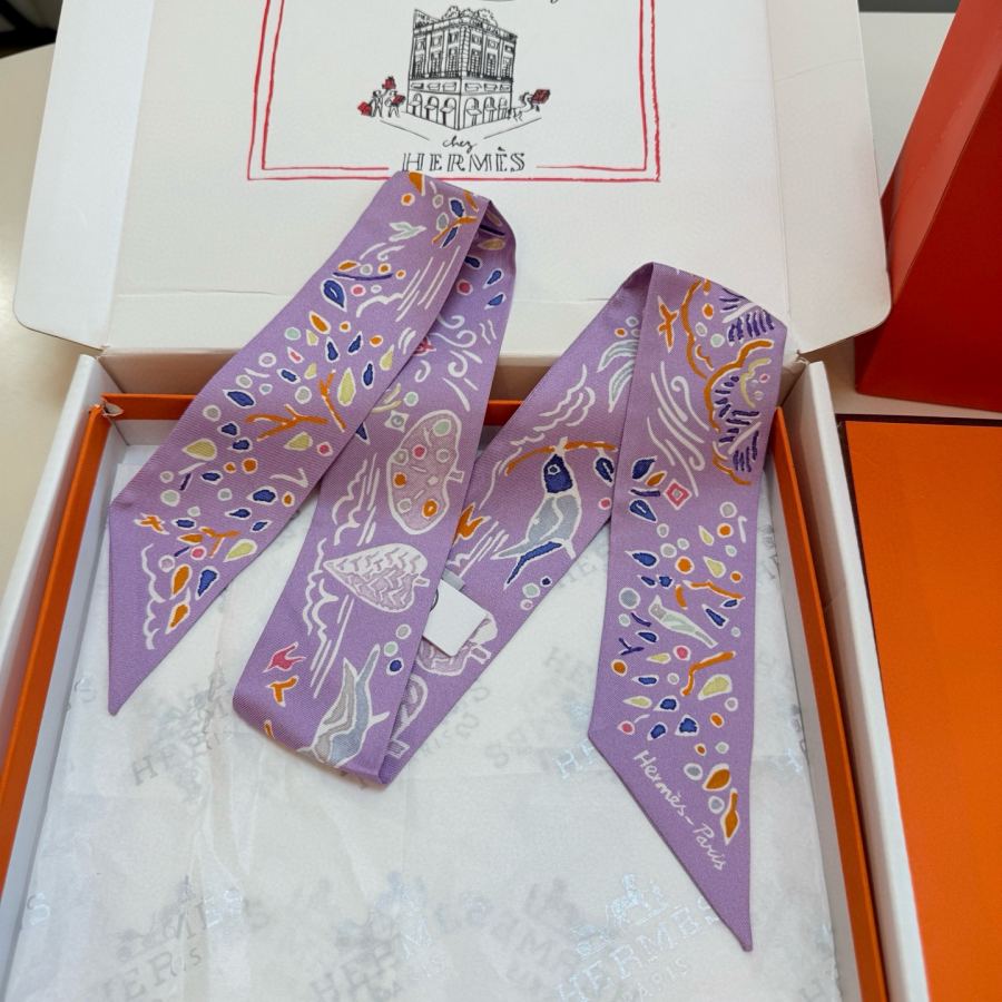 1:1 Replica Hermes Scarf Hermes “ ”Twilly — AAA Quality Replica — photo 6