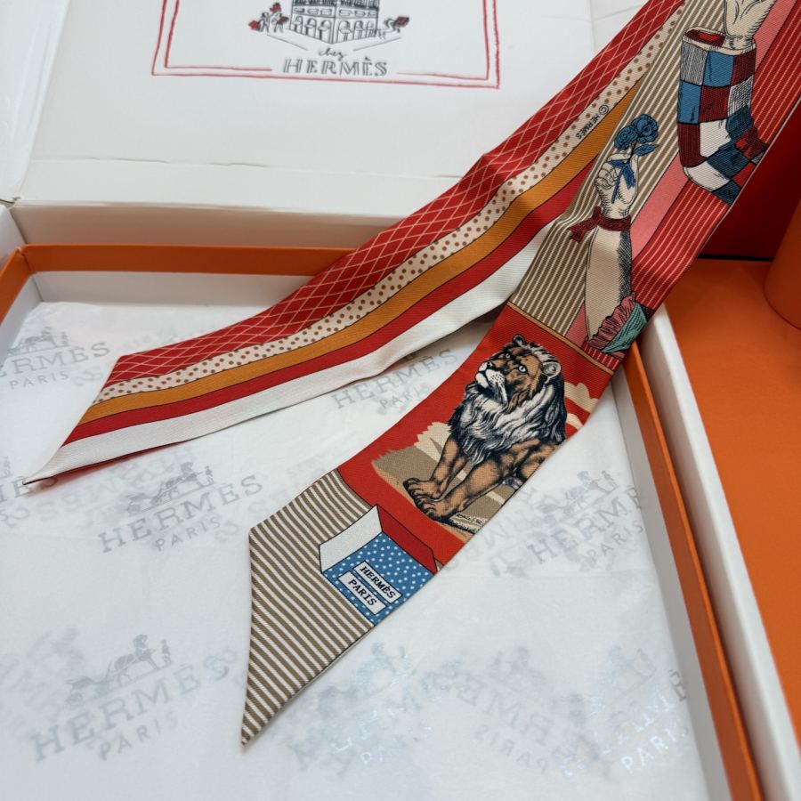 1:1 Replica Hermes Scarf Hermes “ ”Twilly — AAA Quality Replica — photo 5