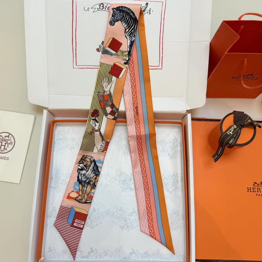 1:1 Replica Hermes Scarf Hermes “ ”Twilly — AAA Quality Replica — photo 4
