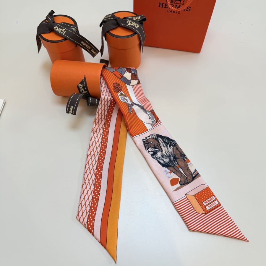 1:1 Replica Hermes Scarf Hermes “ ”Twilly — Premium Replica — photo 10