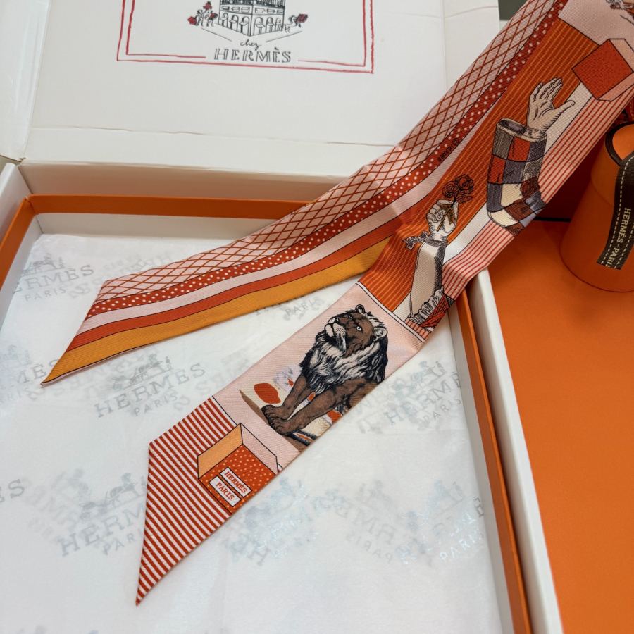 1:1 Replica Hermes Scarf Hermes “ ”Twilly — Premium Replica — photo 4