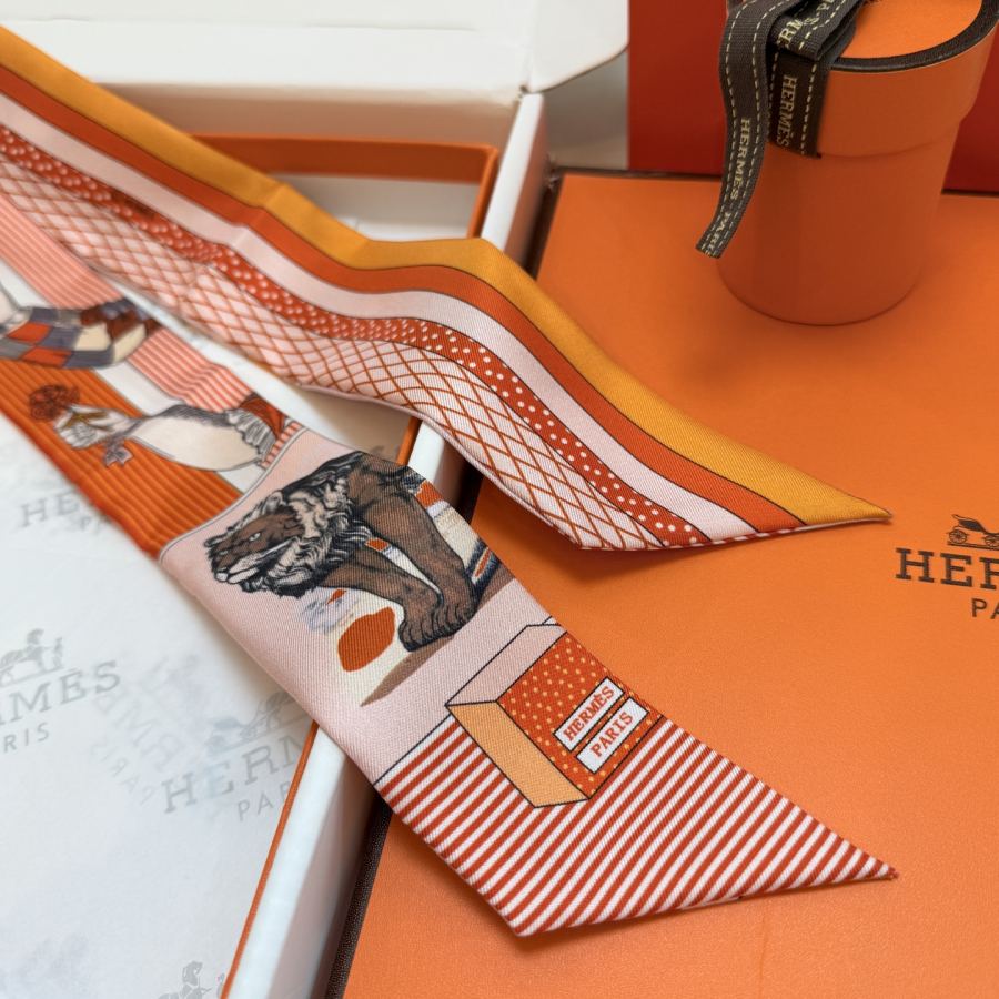 1:1 Replica Hermes Scarf Hermes “ ”Twilly — Premium Replica — photo 8