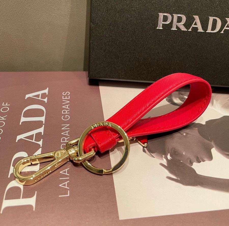 1:1 Replica prada glasses Prada Keychain pu logo — Premium Replica — photo 8