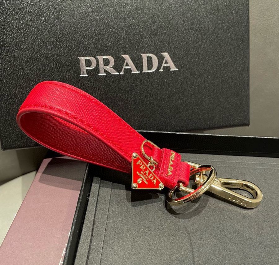 1:1 Replica prada glasses Prada Keychain pu logo — Premium Replica — photo 9