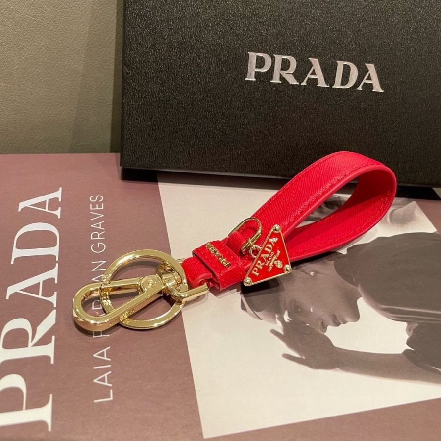 1:1 Replica prada glasses Prada Keychain pu logo — Premium Replica — photo 7