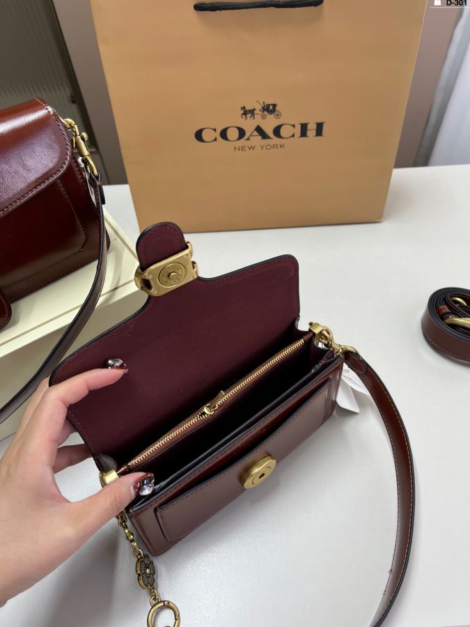1:1 Replica COACH bag Small (with flower pendant) — Premium Replica — photo 9