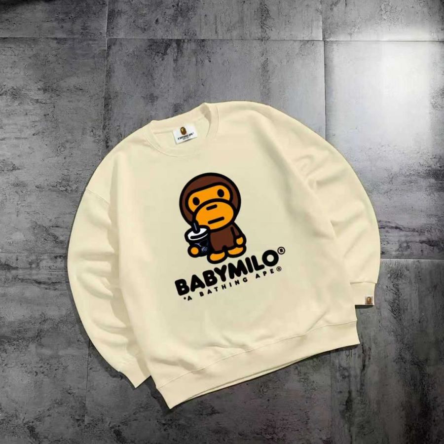 1:1 Replica Bape Clothes Bape series basic couple round neck sweatshirt — Premium Replica — photo 7