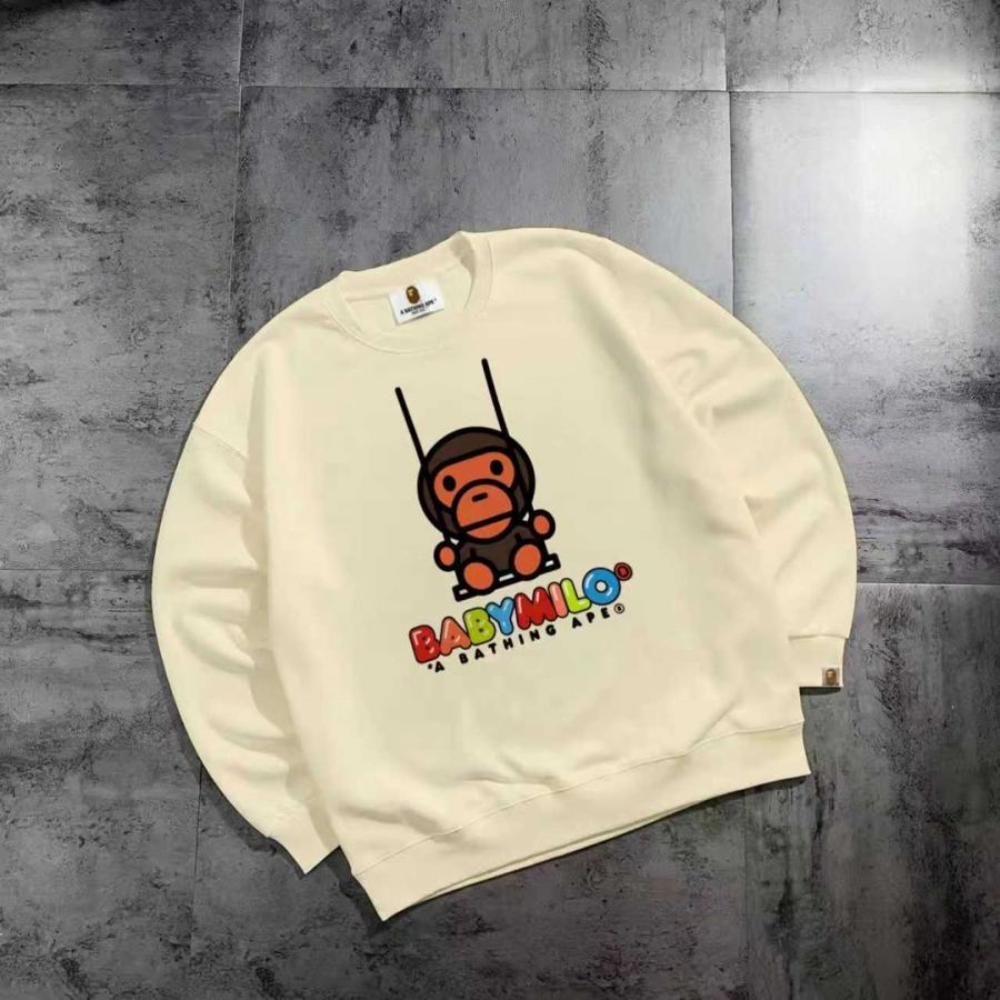 1:1 Replica Bape Clothes Bape series basic couple round neck sweatshirt — 1:1 Replica — photo 7