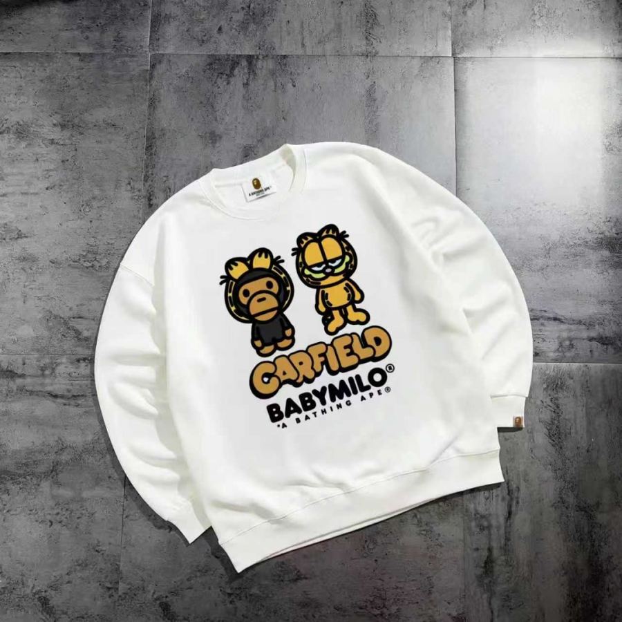 1:1 Replica Bape Clothes Bape series basic couple round neck sweatshirt — AAA Quality Replica — photo 5