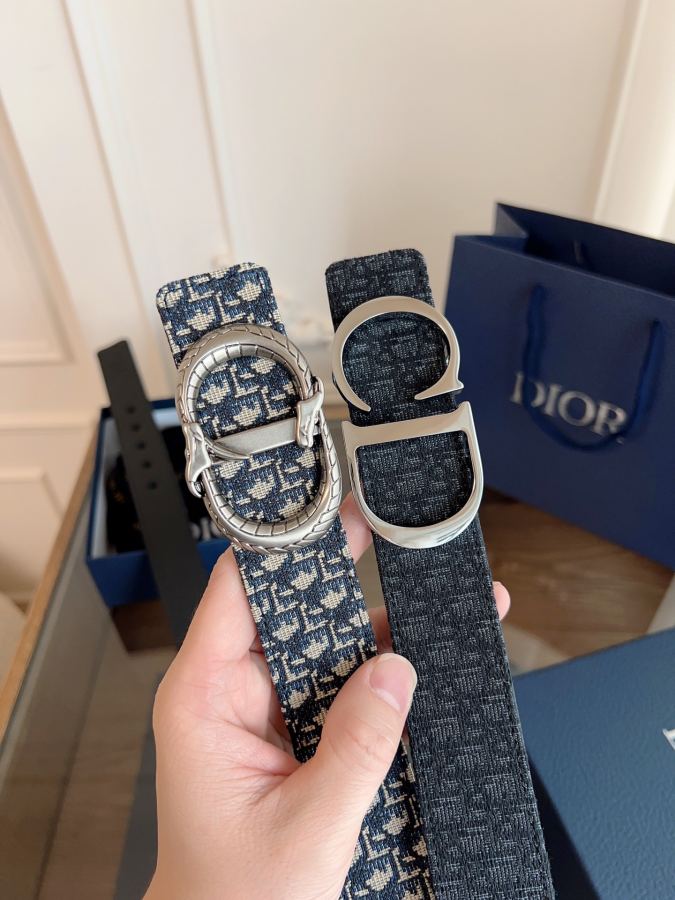 1:1 Replica Dior belt 《DIOR》 / Oblique / 3.5 — AAA Quality Replica — photo 9