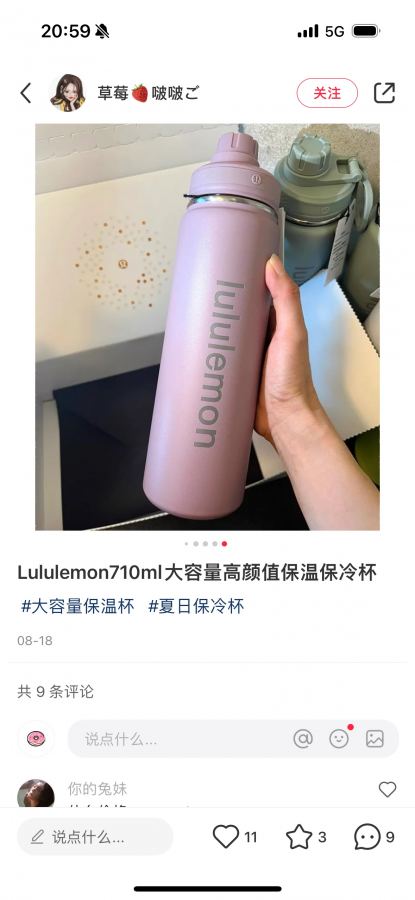 1:1 Replica Lulu accessories “ stanley ” — Premium Replica — photo 2