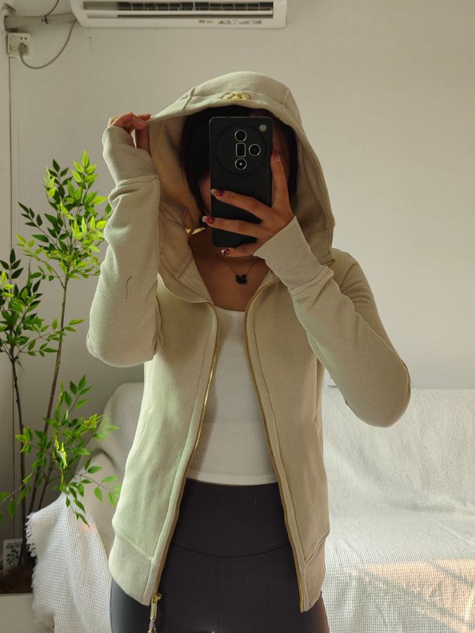 1:1 Replica Lulu Jacket bone white gold label — Premium Replica — photo 2