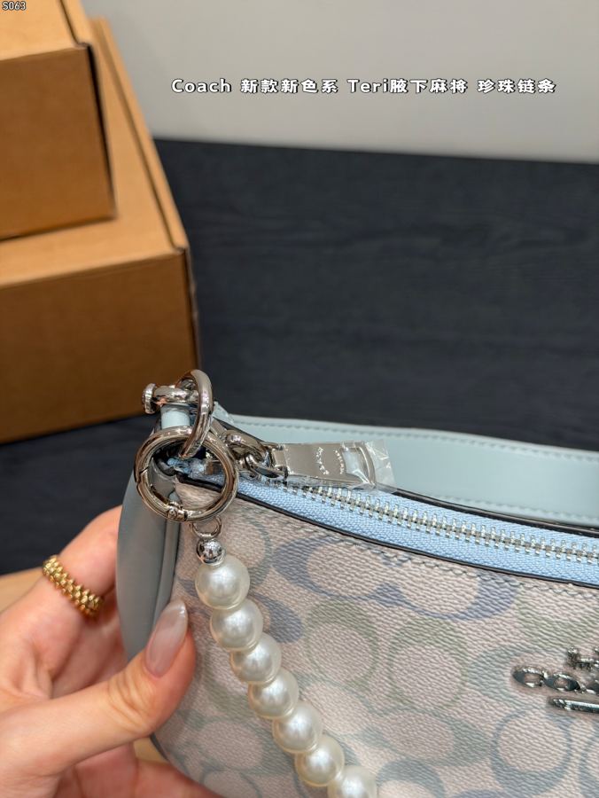 1:1 Replica COACH bag With pearl chain — 1:1 Replica — photo 8