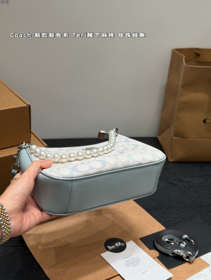 1:1 Replica COACH bag With pearl chain — 1:1 Replica — photo 6