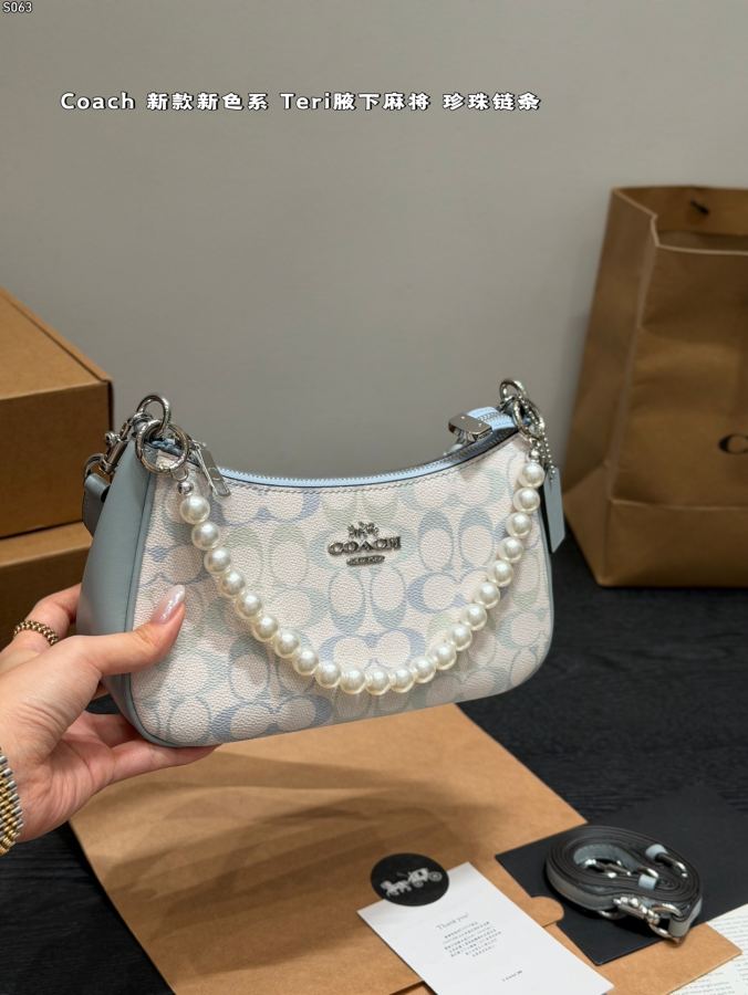 1:1 Replica COACH bag With pearl chain — 1:1 Replica — photo 2
