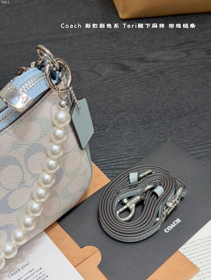 1:1 Replica COACH bag With pearl chain — 1:1 Replica — photo 7