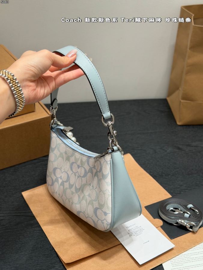 1:1 Replica COACH bag With pearl chain — 1:1 Replica — photo 5