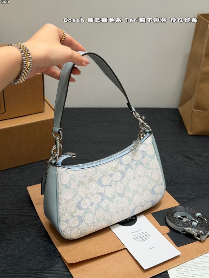 1:1 Replica COACH bag With pearl chain — 1:1 Replica — photo 4