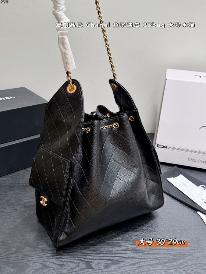 1:1 Replica Chanel bag replica version caviar skin — photo 5
