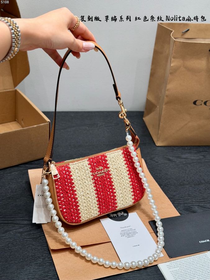 1:1 Replica COACH bag Upgraded version with pearl chain — 1:1 Replica — photo 2
