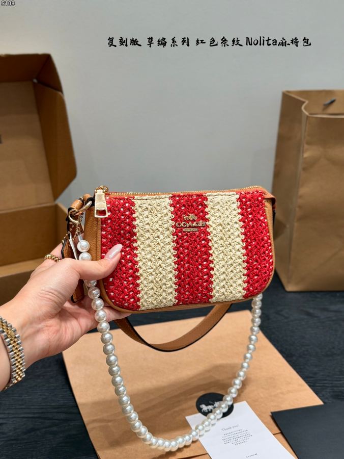 1:1 Replica COACH bag Upgraded version with pearl chain — 1:1 Replica — photo 3