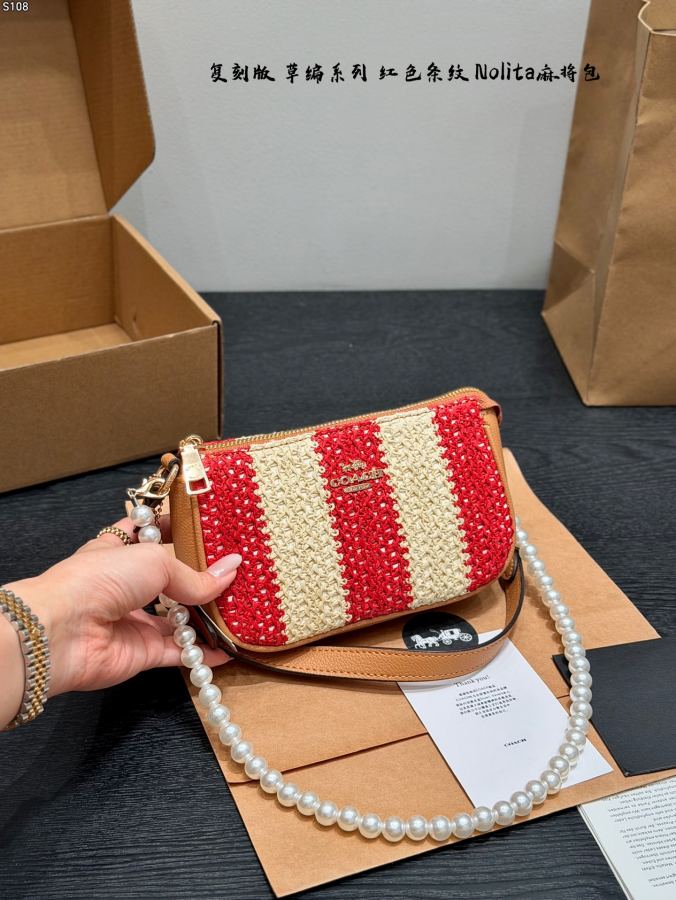 1:1 Replica COACH bag Upgraded version with pearl chain — 1:1 Replica — photo 4