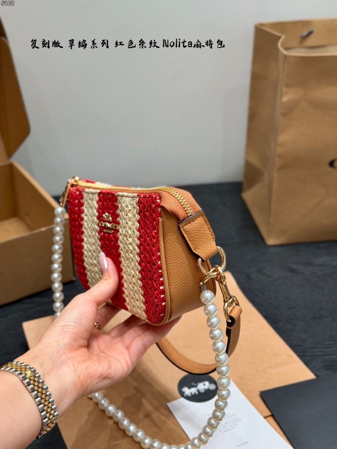 1:1 Replica COACH bag Upgraded version with pearl chain — 1:1 Replica — photo 6