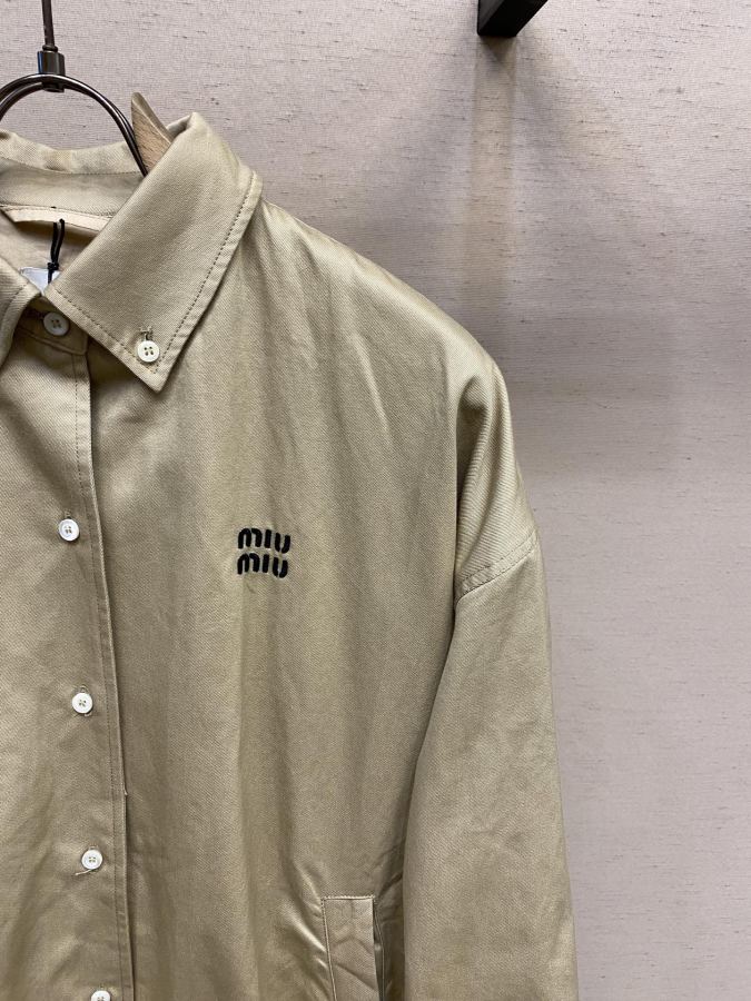 1:1 Replica MIUMIU men Miu embroidered buttoned jacket — AAA Quality Replica — photo 4