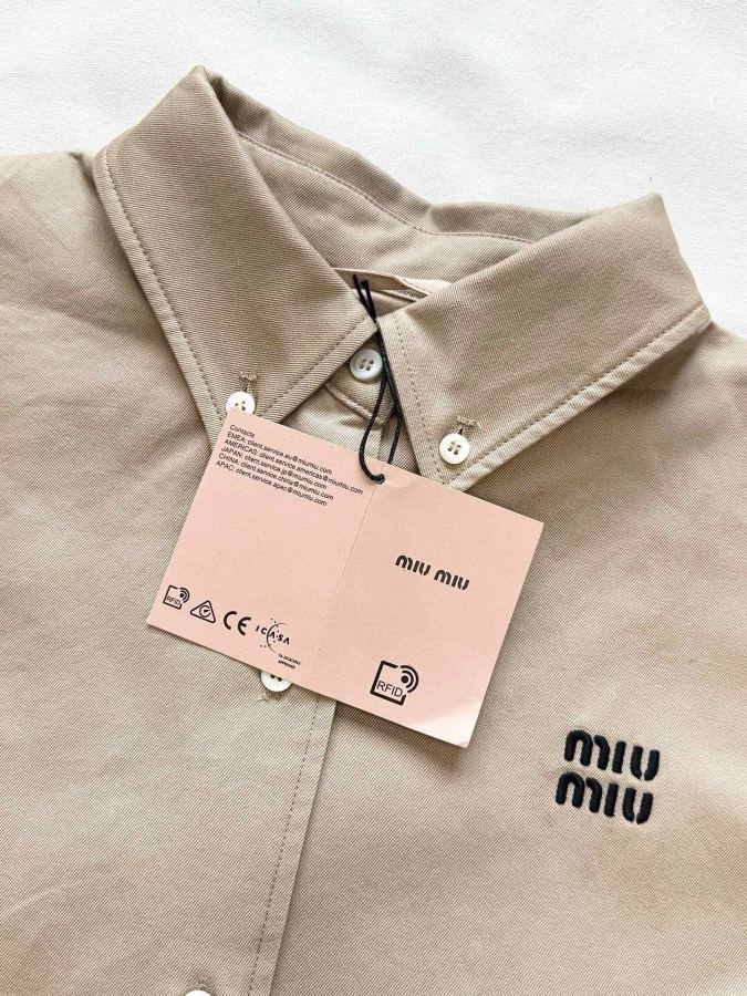 1:1 Replica MIUMIU men Miu embroidered buttoned jacket — AAA Quality Replica — photo 5