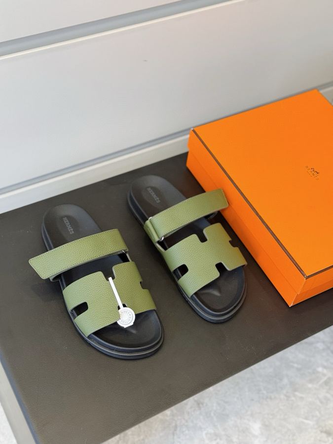 1:1 Replica Hermes shoe HERMES Chypre Series — AAA Quality Replica — photo 6