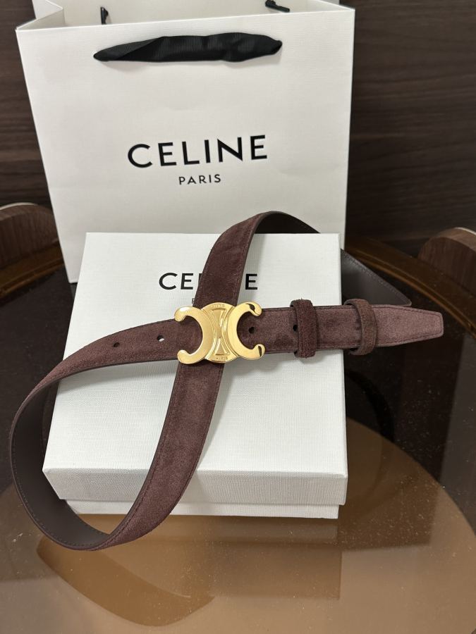1:1 Replica CELINE belt CÉLINE Celine TRIOMPHE TAURILLON 2 5cm — AAA Quality Replica — photo 3