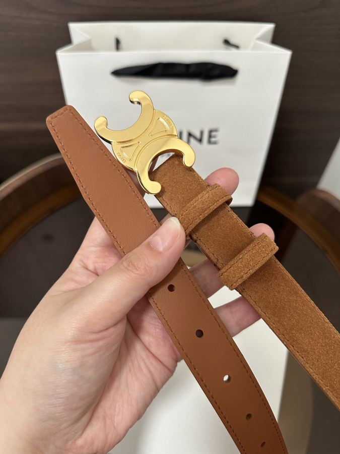 1:1 Replica CELINE belt CÉLINE TRIOMPHE TAURILLON 2.5cm — AAA Quality Replica — photo 6