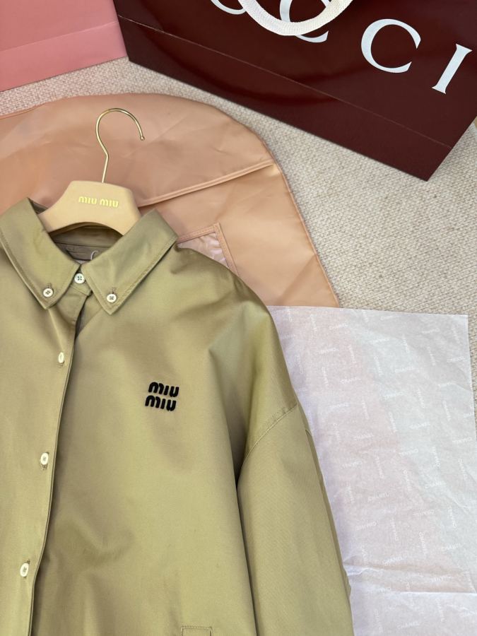 1:1 Replica MIUMIU men Miu embroidered buttoned jacket — 1:1 Replica — photo 9