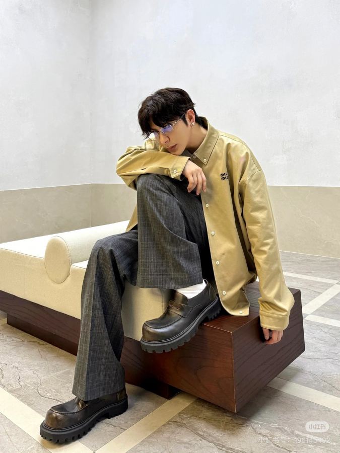 1:1 Replica MIUMIU men Miu embroidered buttoned jacket — Premium Replica — photo 20