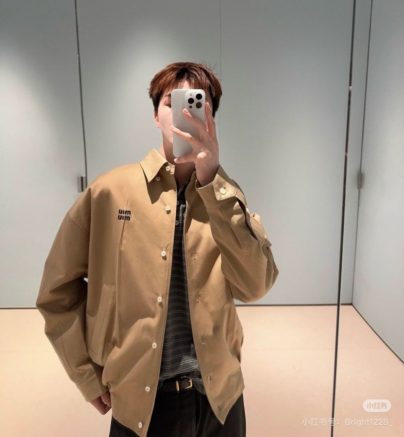 1:1 Replica MIUMIU men Miu embroidered buttoned jacket — Premium Replica — photo 10