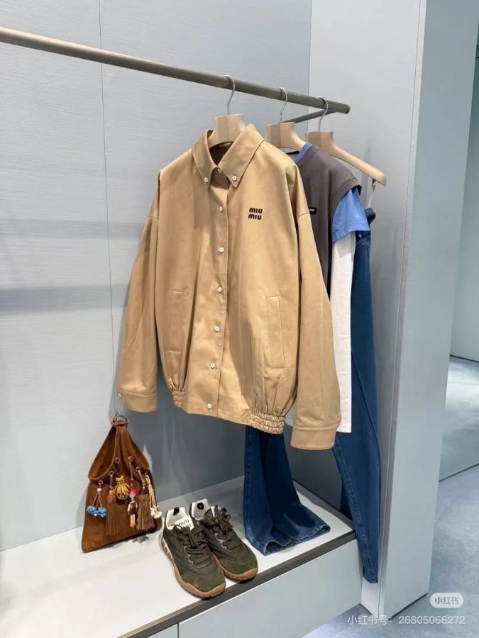 1:1 Replica MIUMIU men Miu embroidered buttoned jacket — Premium Replica — photo 5