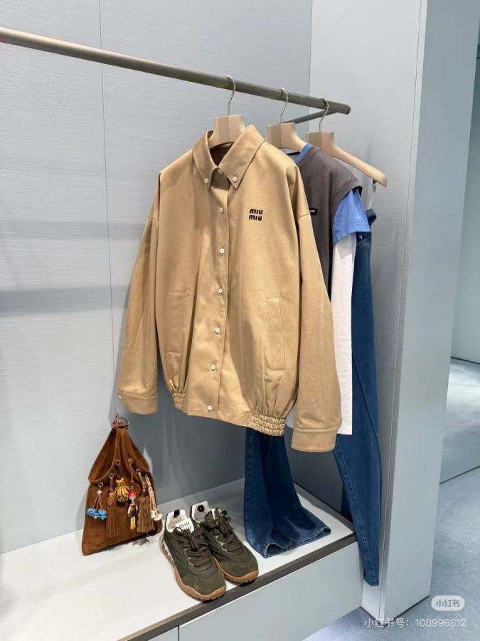 1:1 Replica MIUMIU men Miu embroidered buttoned jacket — Premium Replica — photo 8