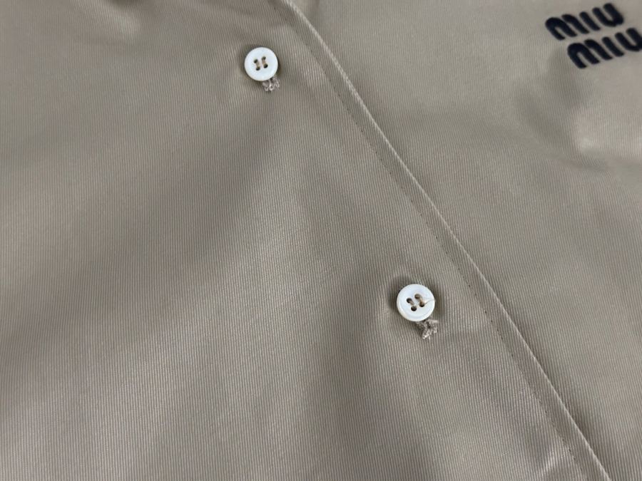 1:1 Replica MIUMIU men Miu embroidered buttoned jacket — Premium Replica — photo 5