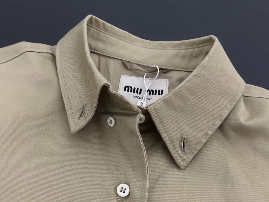 1:1 Replica MIUMIU men Miu embroidered buttoned jacket — Premium Replica — photo 3