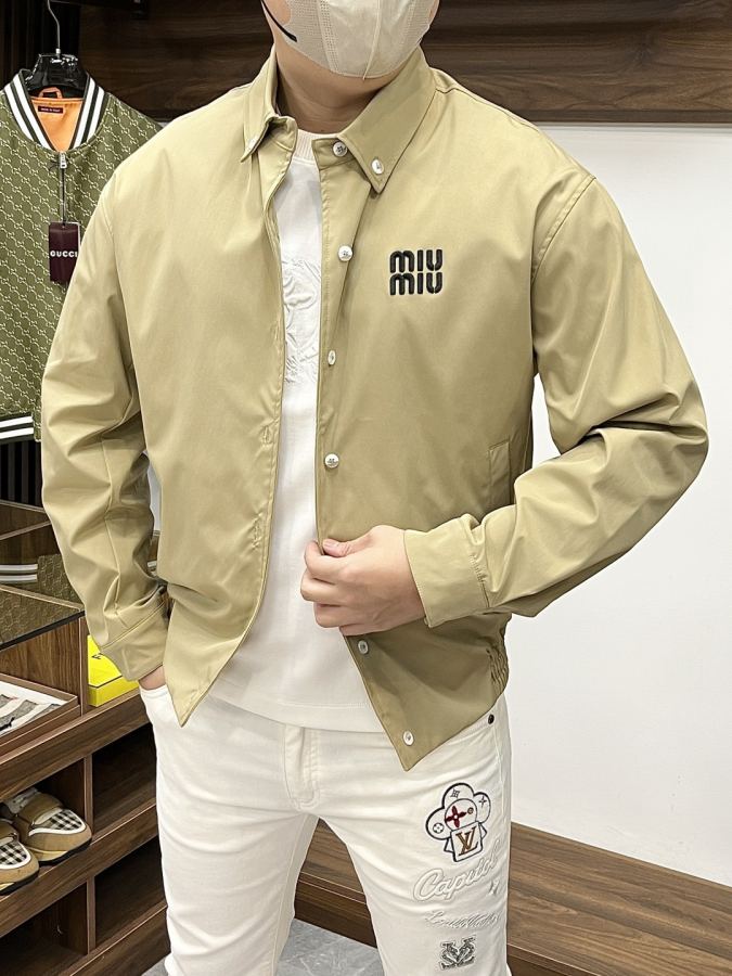 1:1 Replica MIUMIU men Miu embroidered buttoned jacket — 1:1 Replica — photo 9