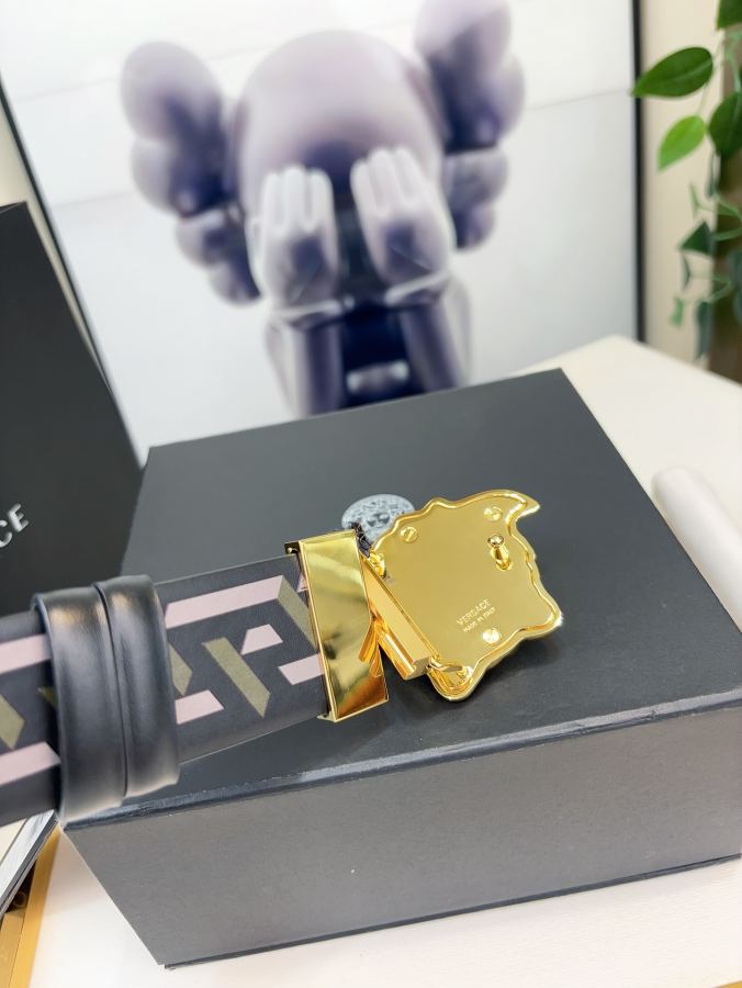 1:1 Replica VERSACE belt Versace La Greca 3 D 4.0cm — Premium Replica — photo 7