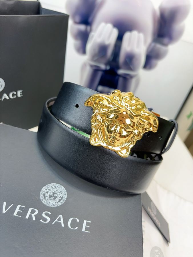 1:1 Replica VERSACE belt Versace La Greca 3 D 4.0cm — Premium Replica — photo 4