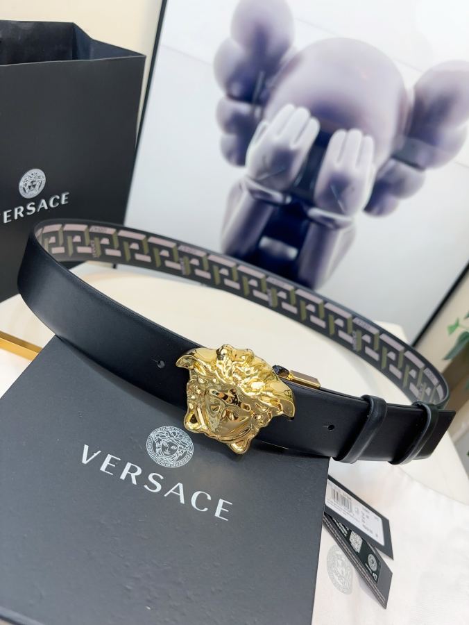 1:1 Replica VERSACE belt Versace La Greca 3 D 4.0cm — Premium Replica — photo 2