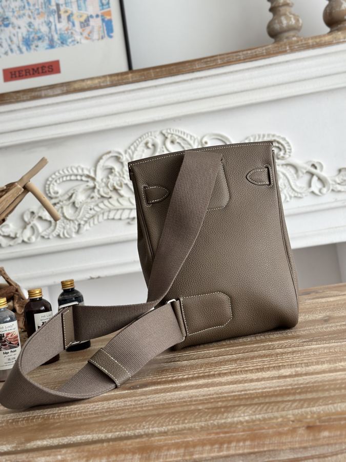 1:1 Replica Hermes bag 𝐇𝐚𝐜 𝐚 𝐝𝐨𝐬｜Big gray — 1:1 Replica — photo 4