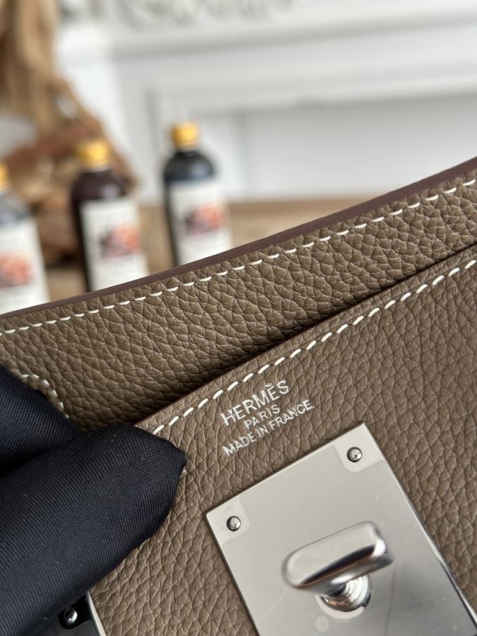 1:1 Replica Hermes bag 𝐇𝐚𝐜 𝐚 𝐝𝐨𝐬｜Big gray — 1:1 Replica — photo 9