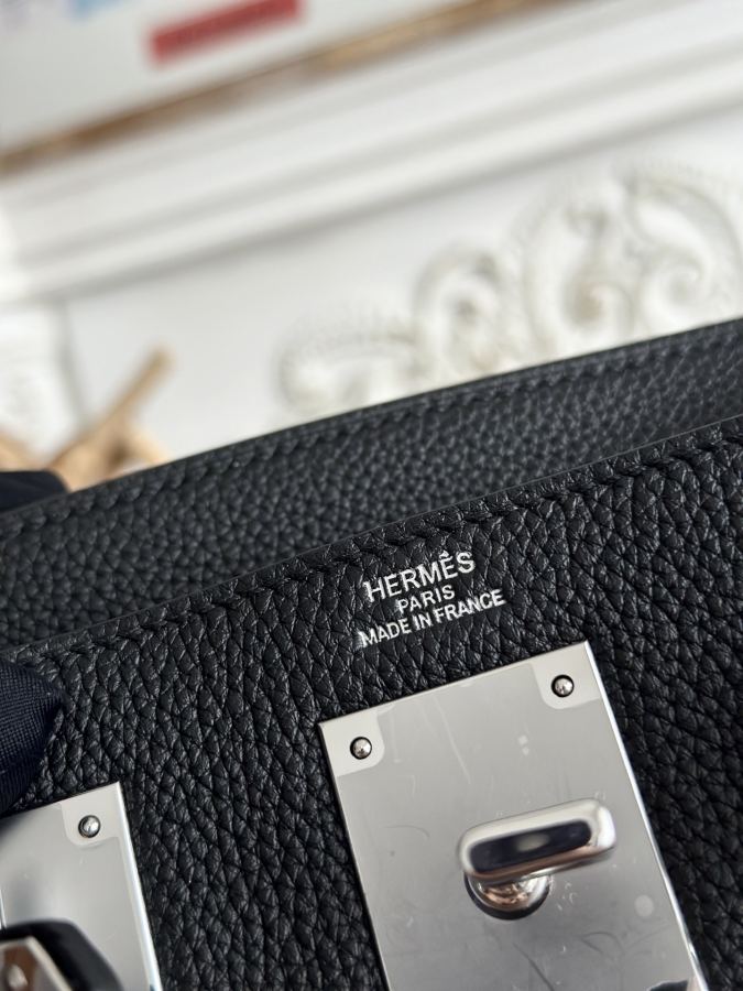 1:1 Replica Hermes bag 𝐇𝐚𝐜 𝐚 𝐝𝐨𝐬 | Black — Premium Replica — photo 9