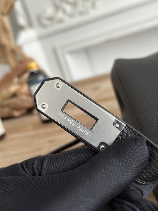 1:1 Replica Hermes bag 𝐇𝐚𝐜 𝐚 𝐝𝐨𝐬 | Black — Premium Replica — photo 7